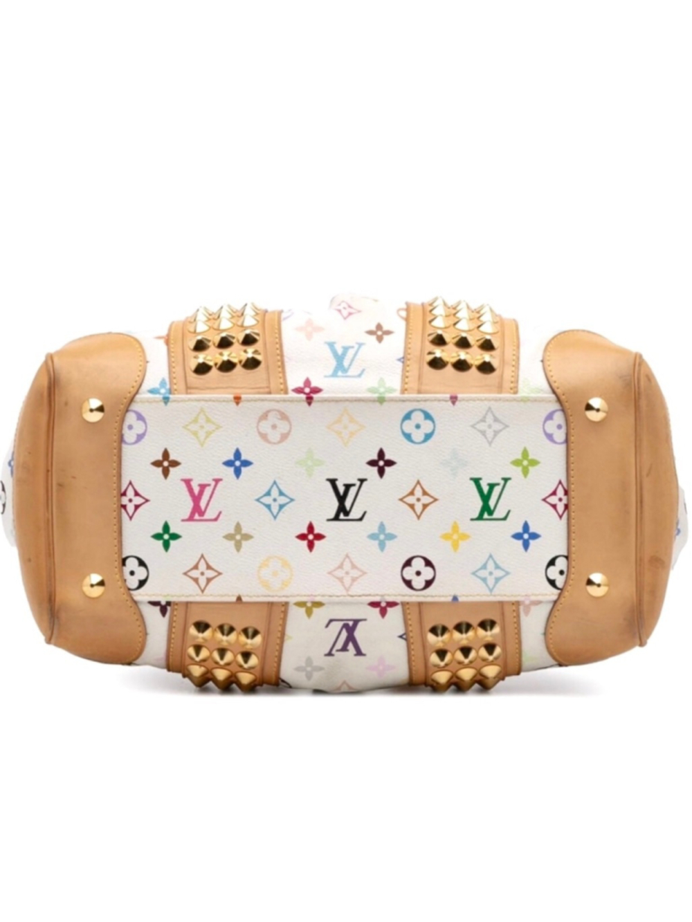 LOUIS VUITTON Monogram MultiColor Courtney MM Murakami White - Picture 14 of 17
